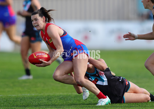 AFLW 2024 Practice Match - Port Adelaide v Melbourne - A-53112359