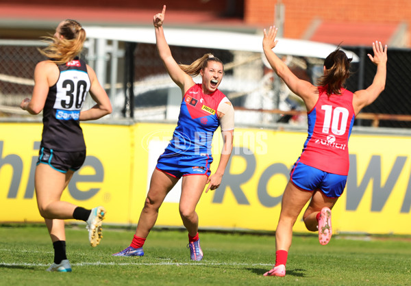 AFLW 2024 Practice Match - Port Adelaide v Melbourne - A-53112363