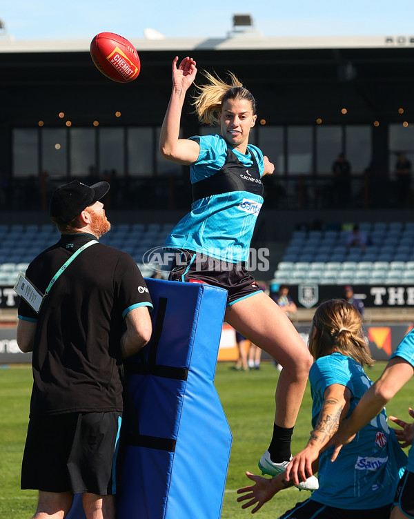 AFLW 2024 Practice Match - Port Adelaide v Melbourne - A-53114013