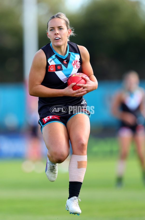 AFLW 2024 Practice Match - Port Adelaide v Melbourne - A-53114022