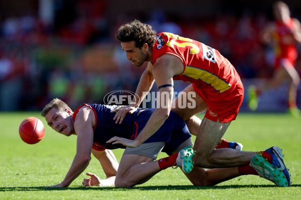 AFL 2024 Round 23 - Gold Coast v Melbourne - A-53114024