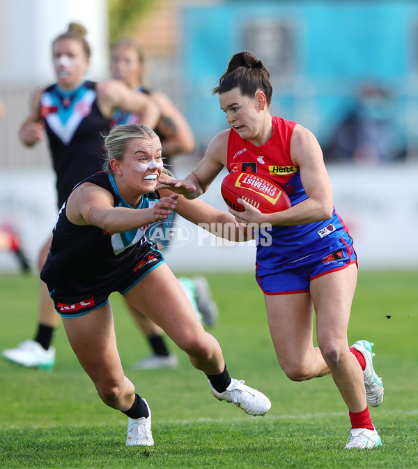 AFLW 2024 Practice Match - Port Adelaide v Melbourne - A-53114030