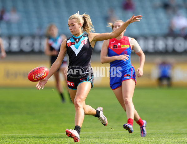 AFLW 2024 Practice Match - Port Adelaide v Melbourne - A-53115132