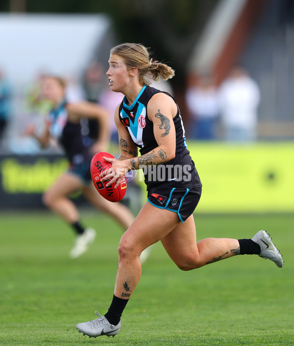 AFLW 2024 Practice Match - Port Adelaide v Melbourne - A-53115145