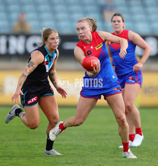 AFLW 2024 Practice Match - Port Adelaide v Melbourne - A-53115153