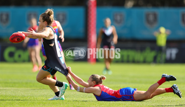 AFLW 2024 Practice Match - Port Adelaide v Melbourne - A-53115157