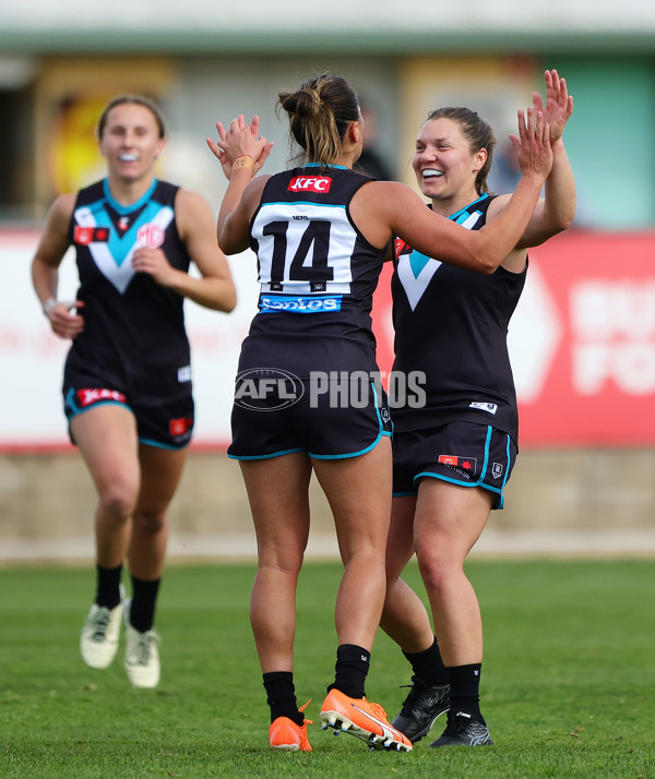 AFLW 2024 Practice Match - Port Adelaide v Melbourne - A-53116205