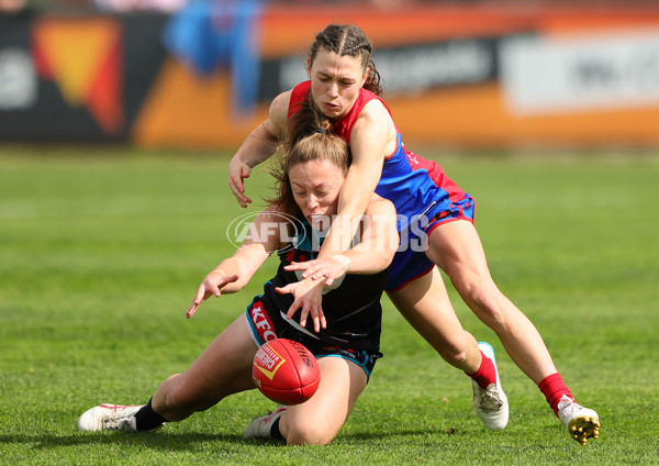 AFLW 2024 Practice Match - Port Adelaide v Melbourne - A-53116288