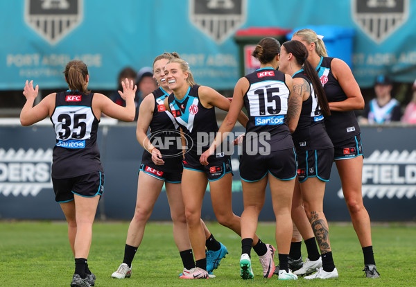 AFLW 2024 Practice Match - Port Adelaide v Melbourne - A-53117481