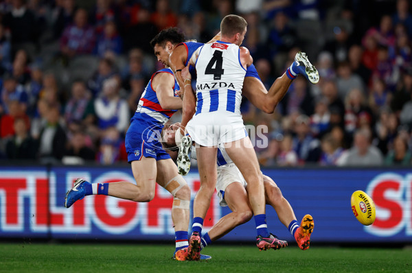 AFL 2024 Round 23 - Western Bulldogs v North Melbourne - A-53117485