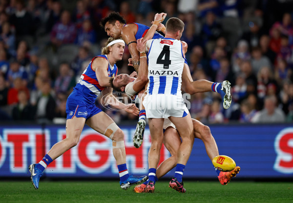 AFL 2024 Round 23 - Western Bulldogs v North Melbourne - A-53117486