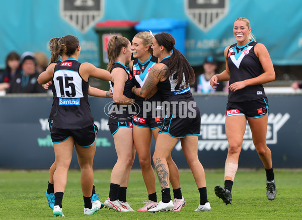 AFLW 2024 Practice Match - Port Adelaide v Melbourne - A-53118951