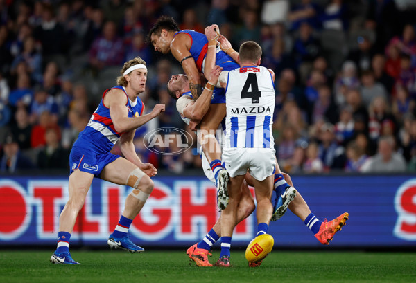 AFL 2024 Round 23 - Western Bulldogs v North Melbourne - A-53118986