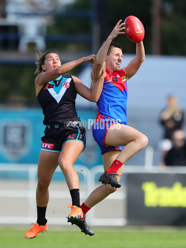 AFLW 2024 Practice Match - Port Adelaide v Melbourne - A-53119905