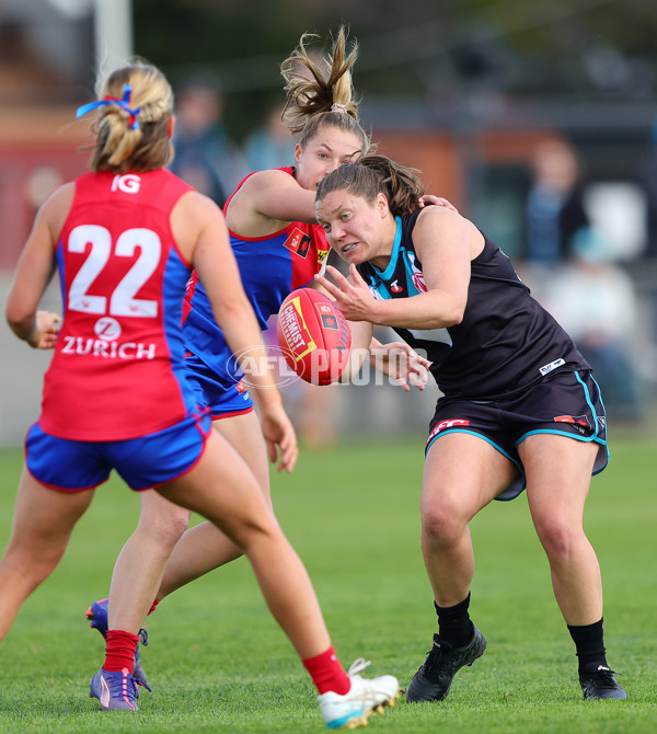 AFLW 2024 Practice Match - Port Adelaide v Melbourne - A-53121301