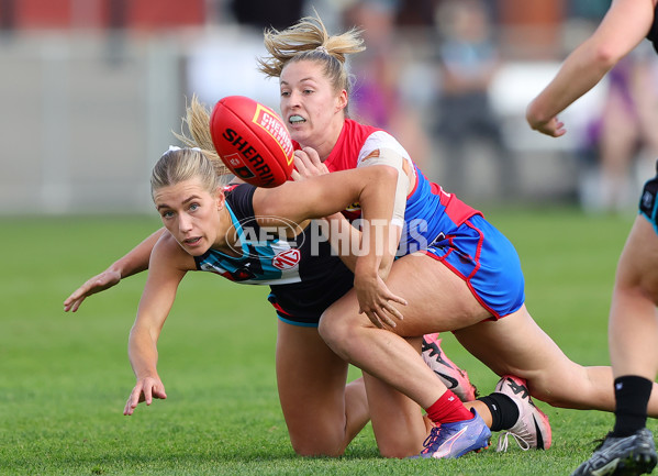 AFLW 2024 Practice Match - Port Adelaide v Melbourne - A-53121311