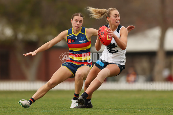 AFLW 2024 Practice Match - Adelaide v Carlton - A-53121350