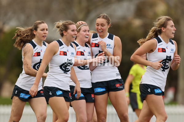 AFLW 2024 Practice Match - Adelaide v Carlton - A-53122447