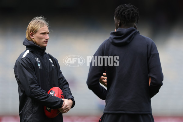 AFL 2024 Round 23 - West Coast v Carlton - A-53126891