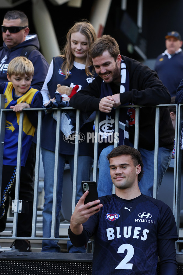 AFL 2024 Round 23 - West Coast v Carlton - A-53129479