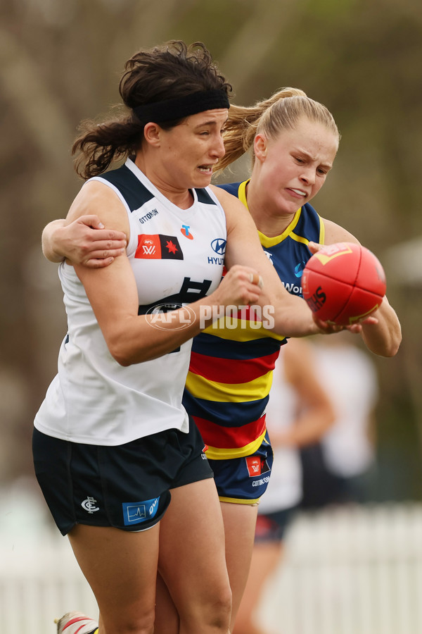 AFLW 2024 Practice Match - Adelaide v Carlton - A-53129509