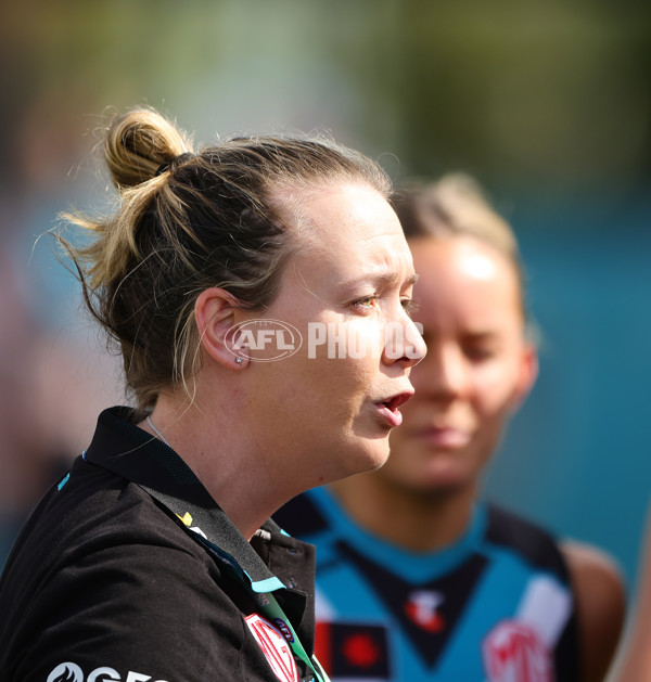 AFLW 2024 Practice Match - Port Adelaide v Melbourne - A-53130542