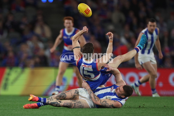 AFL 2024 Round 23 - Western Bulldogs v North Melbourne - A-53132369