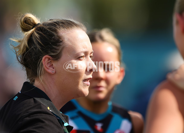 AFLW 2024 Practice Match - Port Adelaide v Melbourne - A-53132389