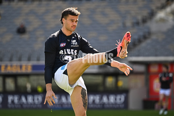 AFL 2024 Round 23 - West Coast v Carlton - A-53133184