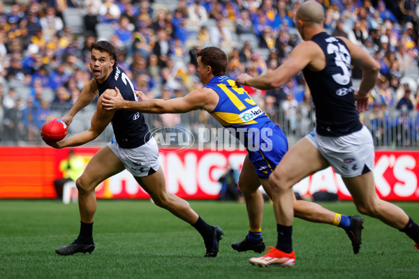 AFL 2024 Round 23 - West Coast v Carlton - A-53137707