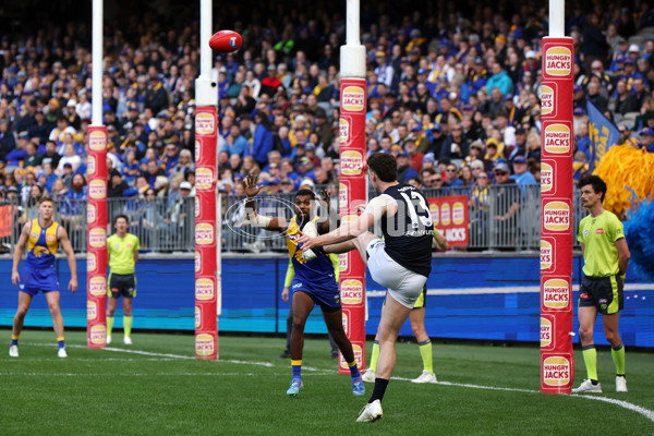 AFL 2024 Round 23 - West Coast v Carlton - A-53138478