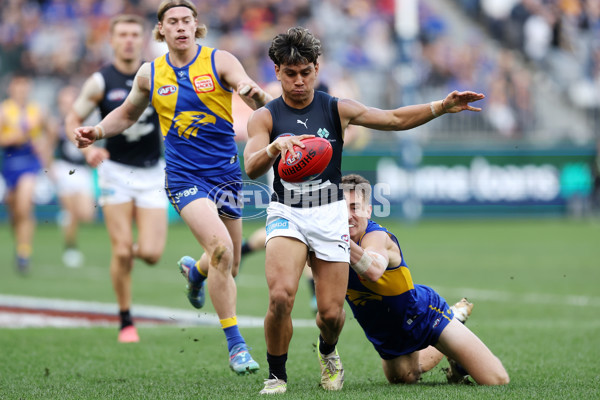 AFL 2024 Round 23 - West Coast v Carlton - A-53143750