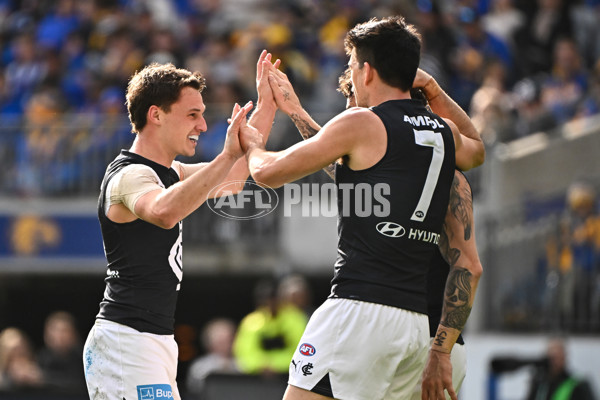 AFL 2024 Round 23 - West Coast v Carlton - A-53143758