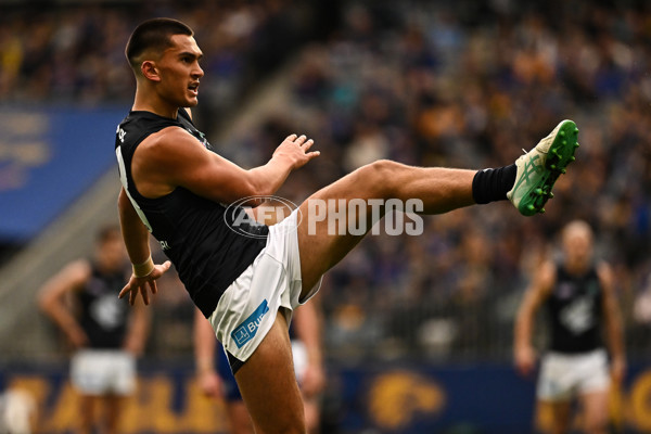 AFL 2024 Round 23 - West Coast v Carlton - A-53148287