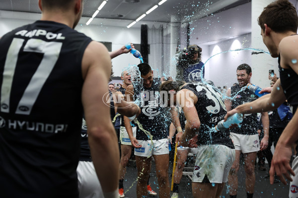 AFL 2024 Round 23 - West Coast v Carlton - A-53148319