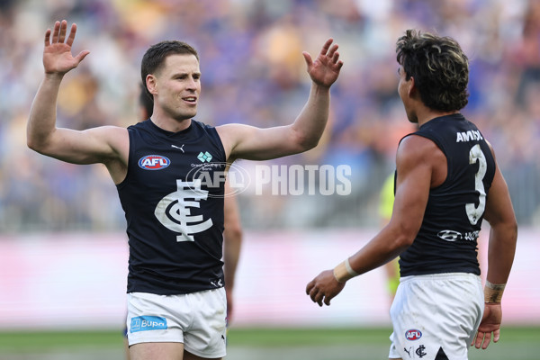 AFL 2024 Round 23 - West Coast v Carlton - A-53148742