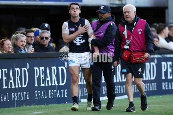 AFL 2024 Round 23 - West Coast v Carlton - A-53148745