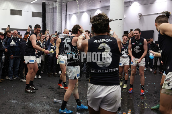 AFL 2024 Round 23 - West Coast v Carlton - A-53150865