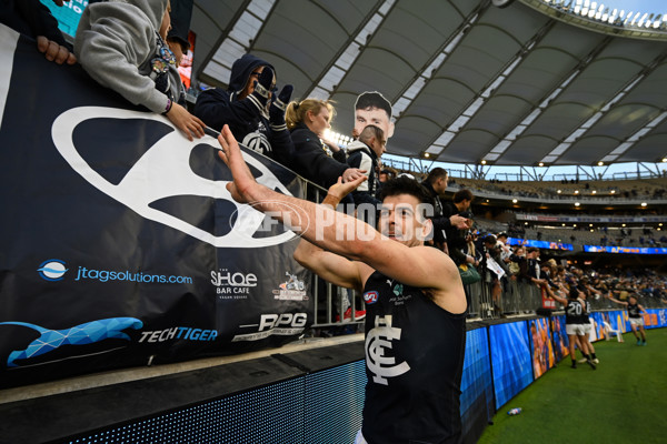 AFL 2024 Round 23 - West Coast v Carlton - A-53150888