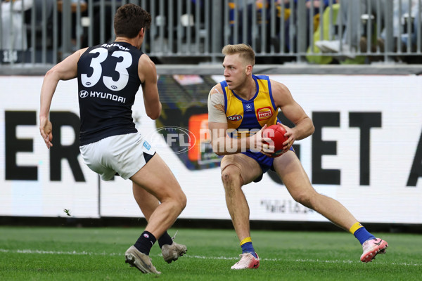 AFL 2024 Round 23 - West Coast v Carlton - A-53150930