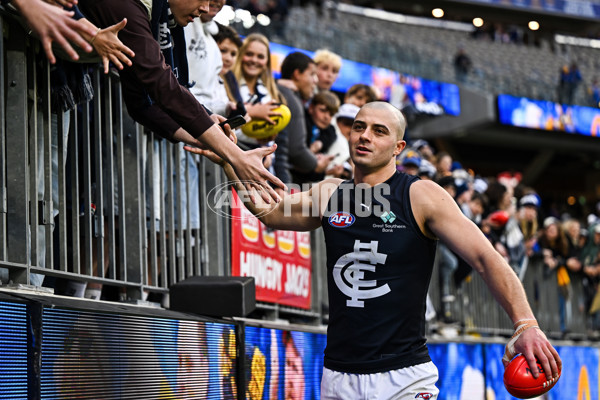 AFL 2024 Round 23 - West Coast v Carlton - A-53151384