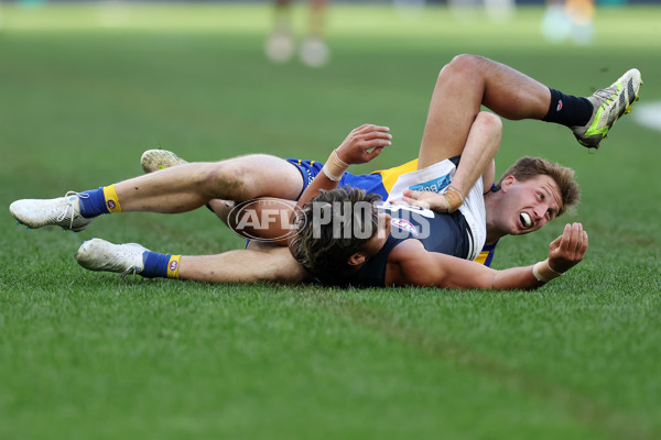 AFL 2024 Round 23 - West Coast v Carlton - A-53153590