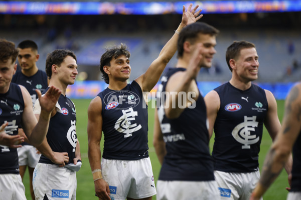 AFL 2024 Round 23 - West Coast v Carlton - A-53156248