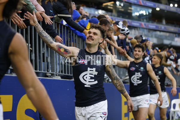 AFL 2024 Round 23 - West Coast v Carlton - A-53156249