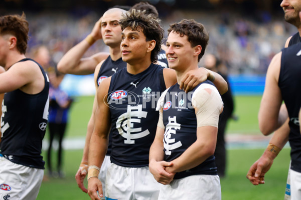 AFL 2024 Round 23 - West Coast v Carlton - A-53156821