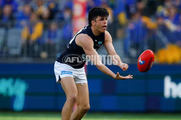 AFL 2024 Round 23 - West Coast v Carlton - A-53156830