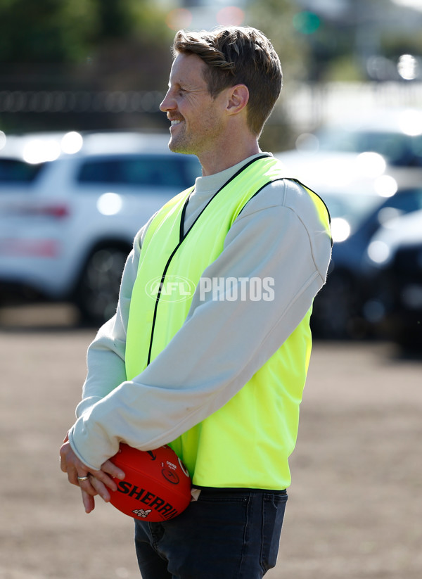 AFL 2024 Media - AFL Max Melbourne Sod Turning - A-53302327