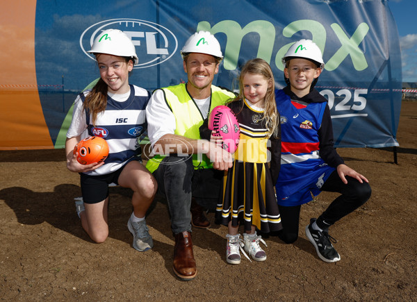 AFL 2024 Media - AFL Max Melbourne Sod Turning - A-53302329