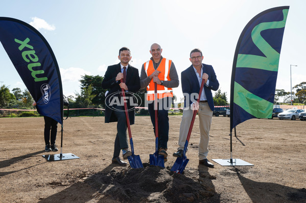 AFL 2024 Media - AFL Max Melbourne Sod Turning - A-53302330