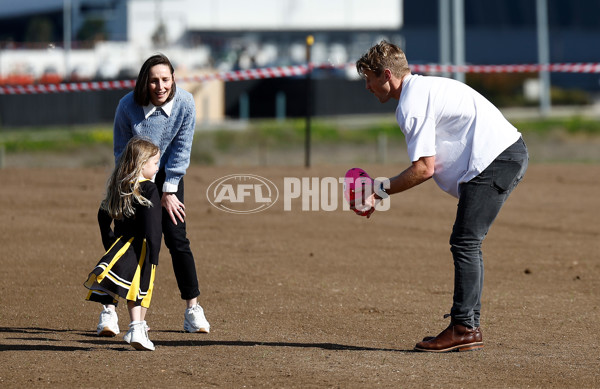 AFL 2024 Media - AFL Max Melbourne Sod Turning - A-53302339